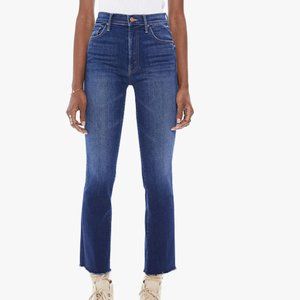 Mother Jeans The Insider Ankle Fray Size 27 in Sweet Lime